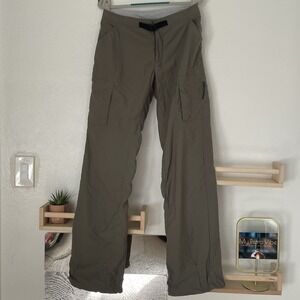 Mountain Hardwear Pants Women's 6 Cargo Nylon Belted Outdoor Hike Gorpcore